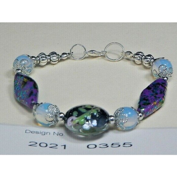 Bracelet, Opal Gemstone-facilitates- Creativity, spontaneity, relationships 0355 - Picture 1 of 8